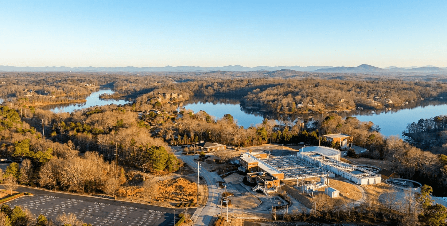 Lake Lanier and the North Georgia mountains
